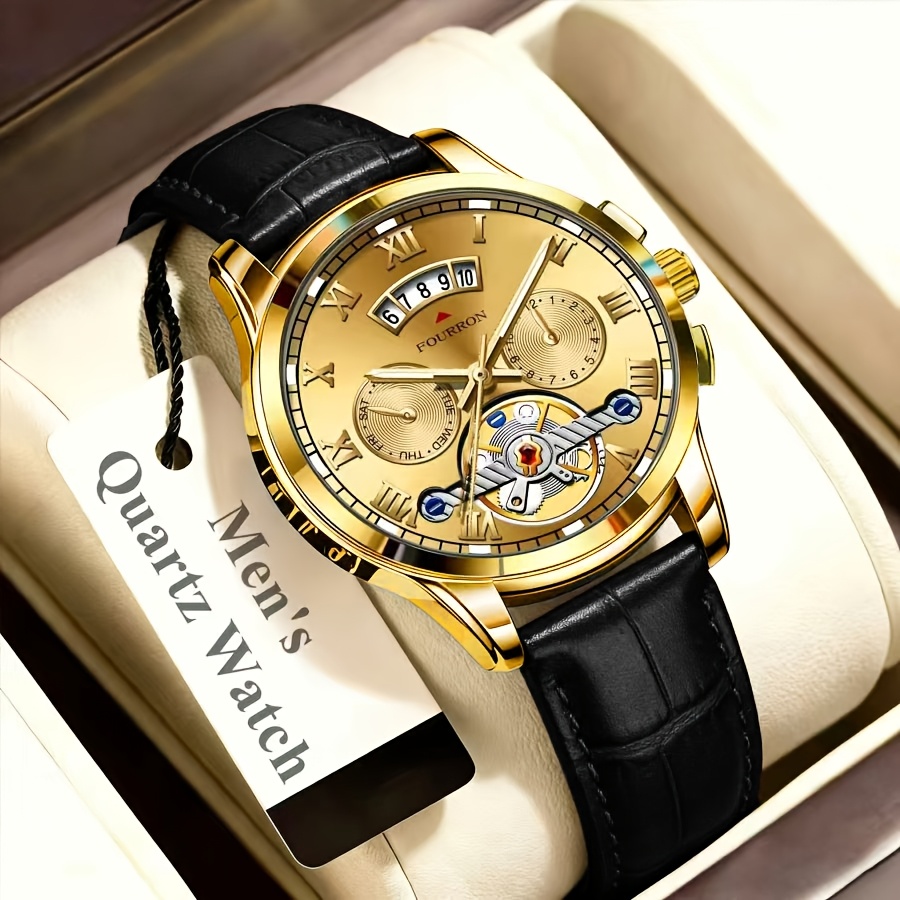 Fully Automatic Quartz Watch with Minimalist Design