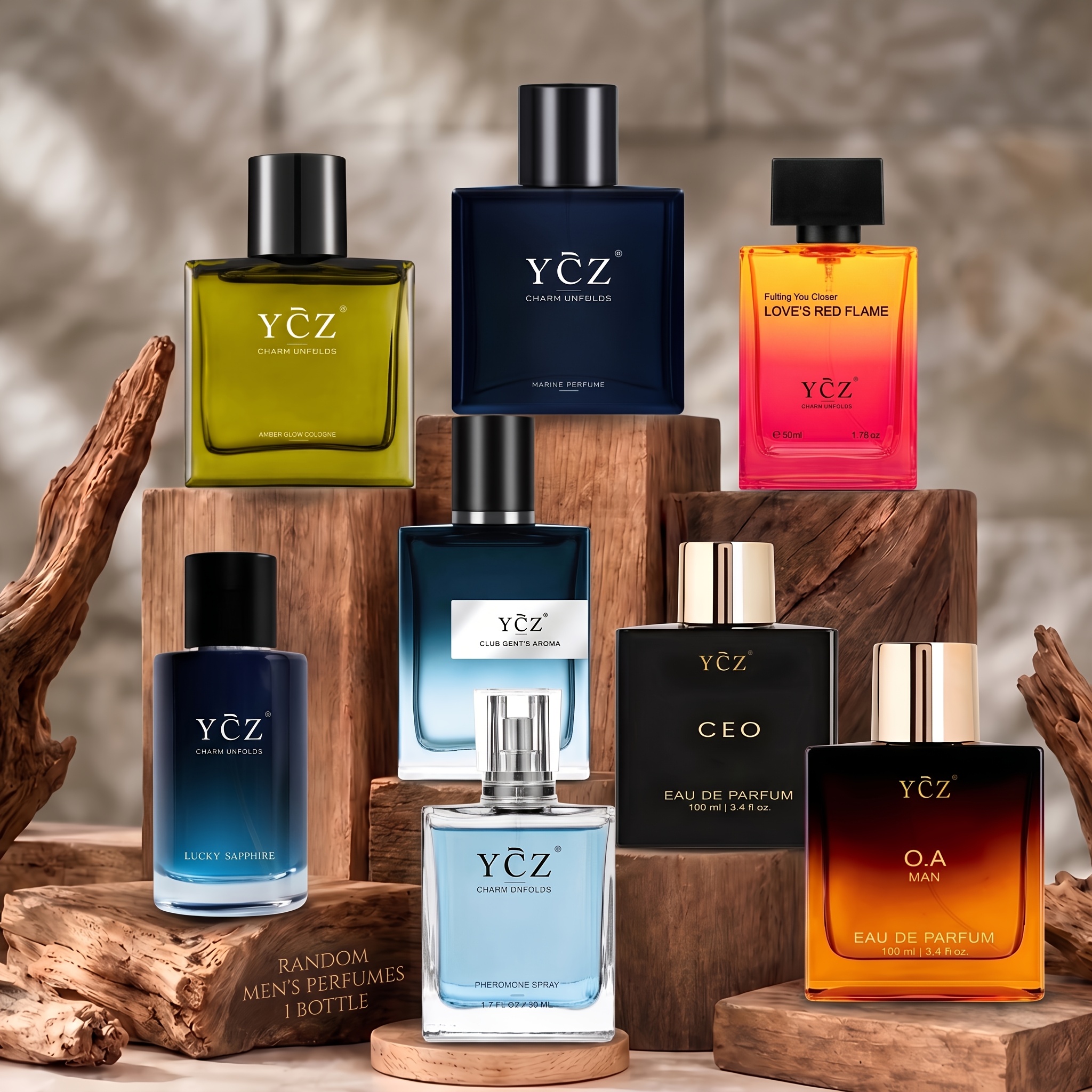 TEMU Men's Cologne, Long- Elegant Ocean Scent Spray, Great For Daily And Special Occasions