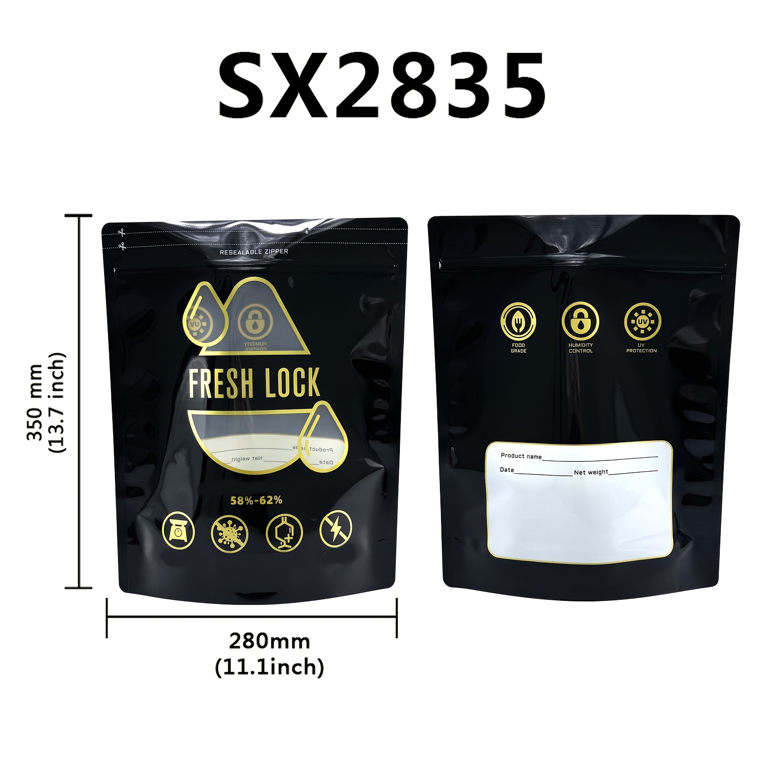 Image of 20pcs/10pcs Storage & Curing Bags 58%-62% Rh Terp Cultivation Pouches Heat Sealable For Curing&storage Flower Buds, Herbs Moisture Balancer, Hydration Packets