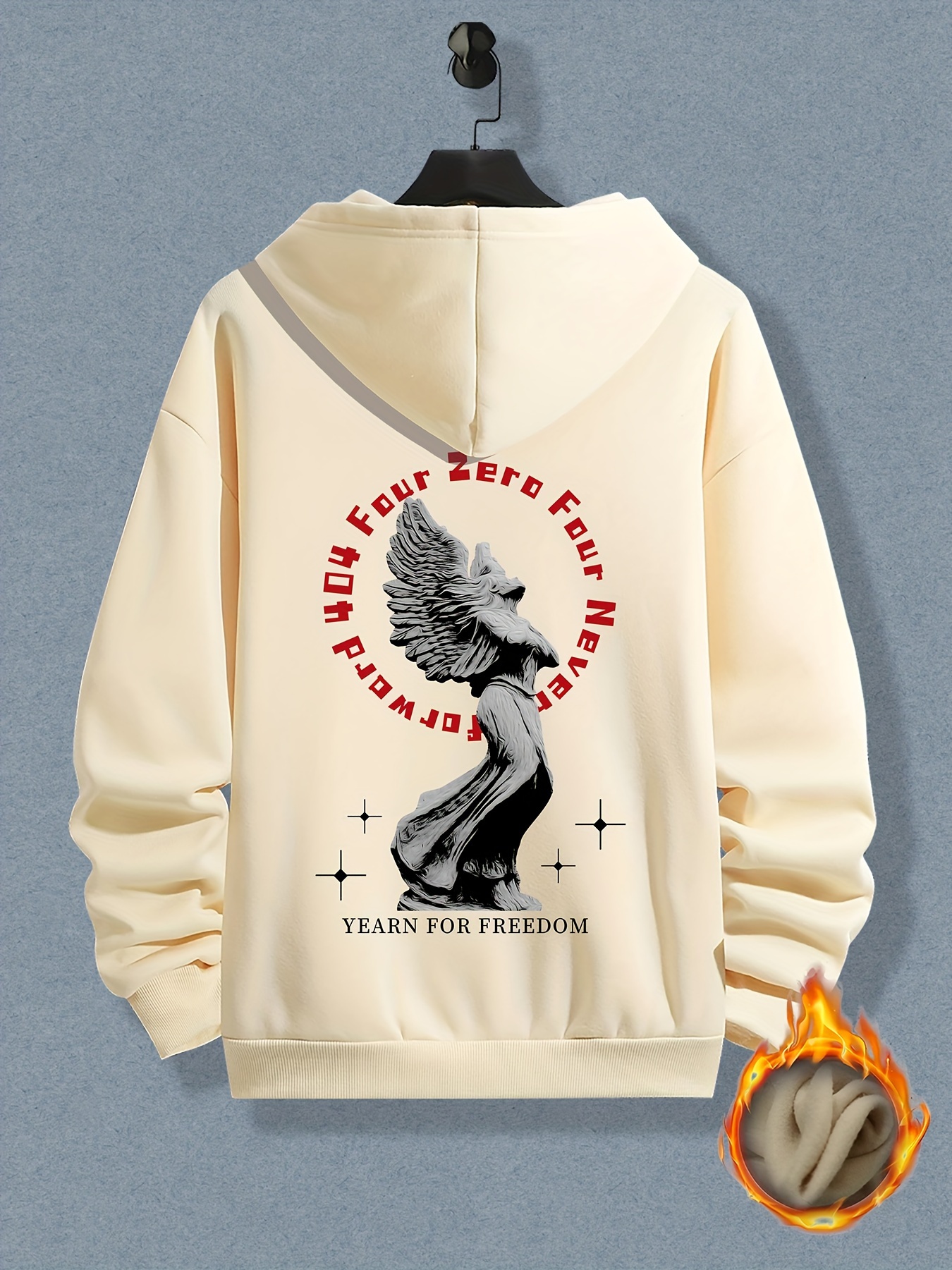 sudadera capucha estilo punk hombre estampado Temu Dominican