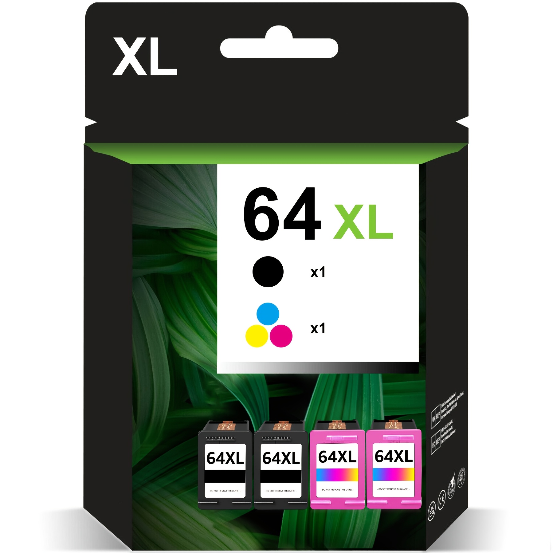 

64xl Ink Cartridge Black & Replacement For 64xl Ink Cartridge 64 Xl For Photo 7855 7858 7155 7158 7955e 7958e 7255e Printers