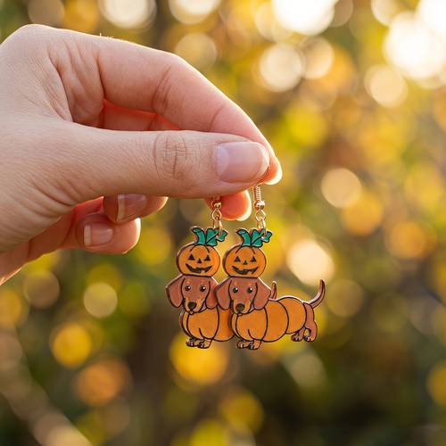 item picture 1 pair cute cartoon dog earrings halloween fun womens earrings fashion jewelry for daily party halloween gift for