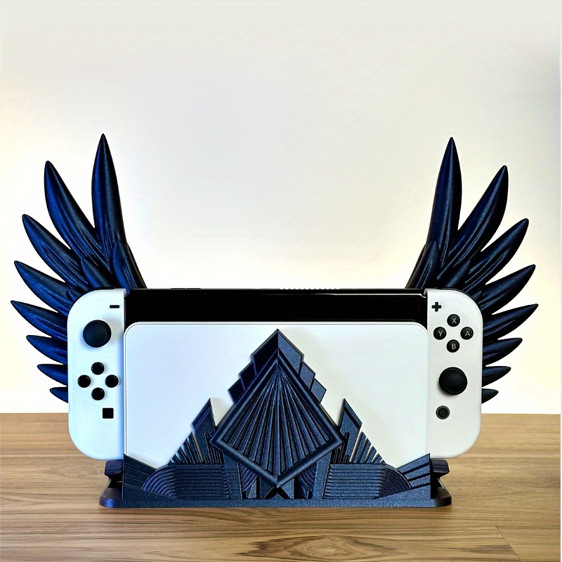 

Creative Winged Base, Detachable Gaming Console Stand, Movable Wings, Desktop Decorative Stand, Suitable For Displaying And Storing Gaming Consoles, Gaming Accessories/holiday Gifts.