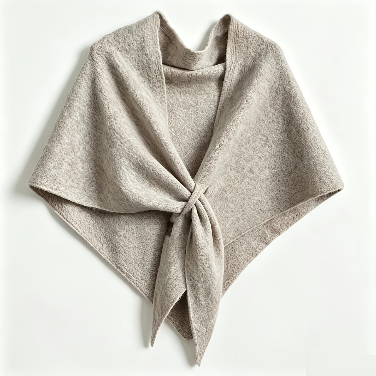 TEMU Solid Color Cross Shawl For Women Versatile Warm Neck Scarf Outerwear Women's Elegant Imitation Cashmere Scarf Shawl â Soft And Warm, Retro
