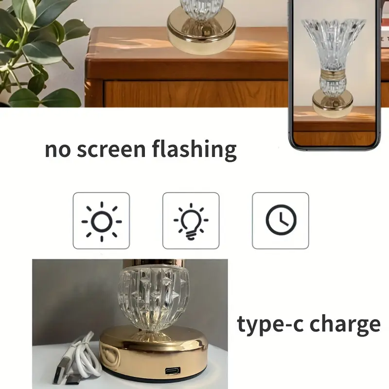 dimmable vase led s usb rechargeable battery controlled pp 1pc details 0