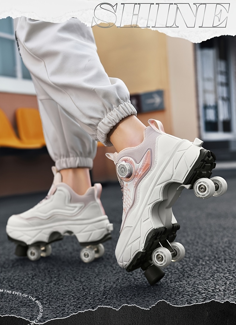 deformable shoes double row four shoes skates Temu New Zealand