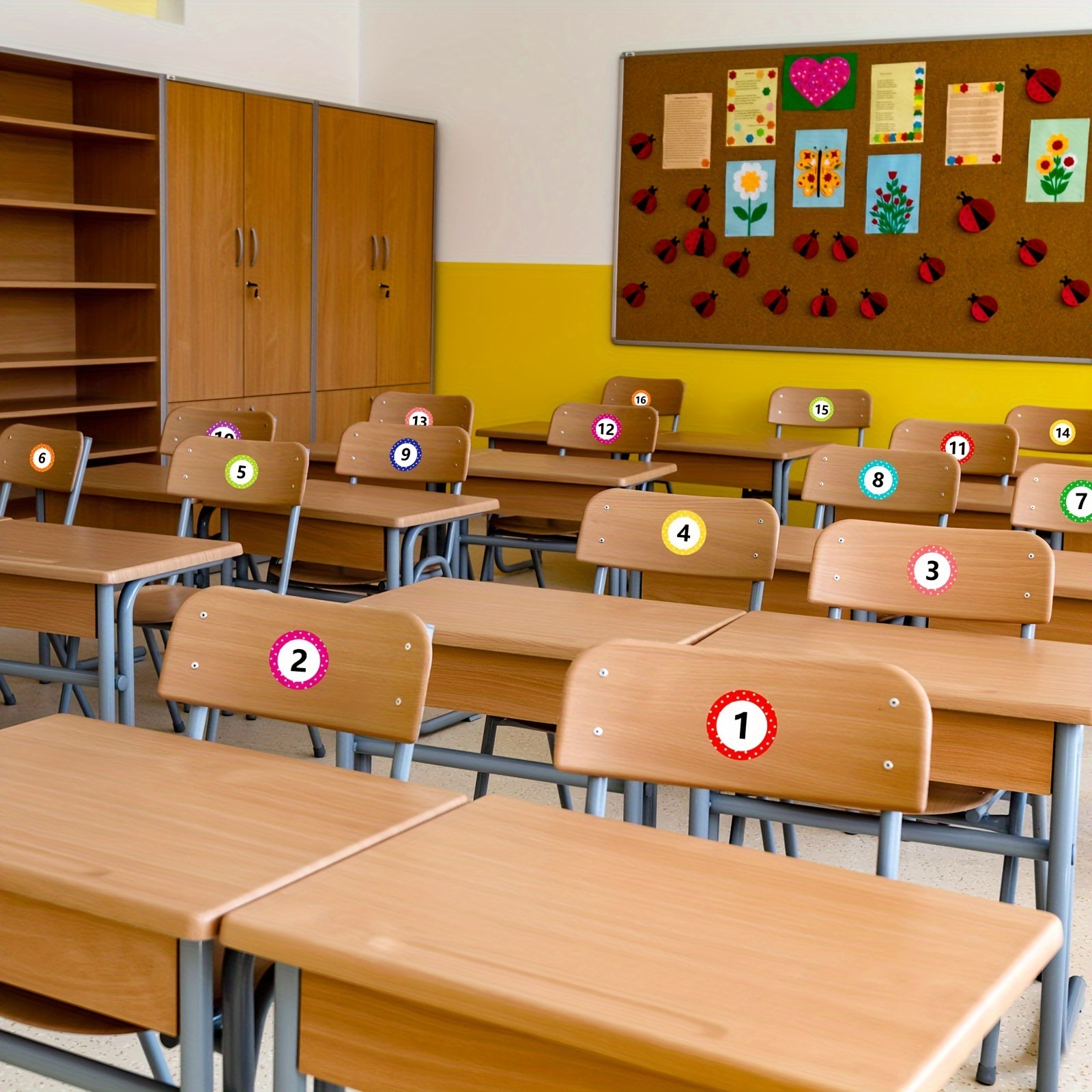 LUTER 10 Sheets Number Stickers 5 Sets Of 1-100 Vinyl