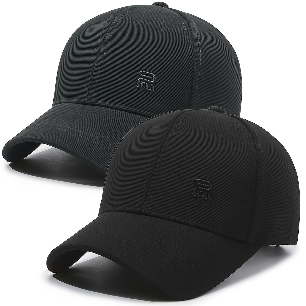 TEMU 2pcs New Fashionable Baseball , Thin And Breathable, Duckbill , Outdoor Sunscreen , Suitable For Hiking, Traveling, Christmas Gift, New Year