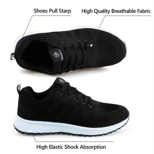 mens lightweight breathable knit sneakers black casual sneakers with textured eva tpr sole for running walking fitness fitness sneakers shoes breathable fabric upper