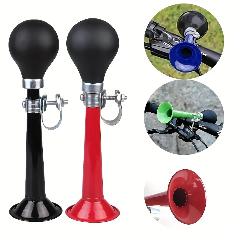 

1 Bicycle Horn Metal Plated 7 Inch Horn Straight Horn Mountain Bike Bell