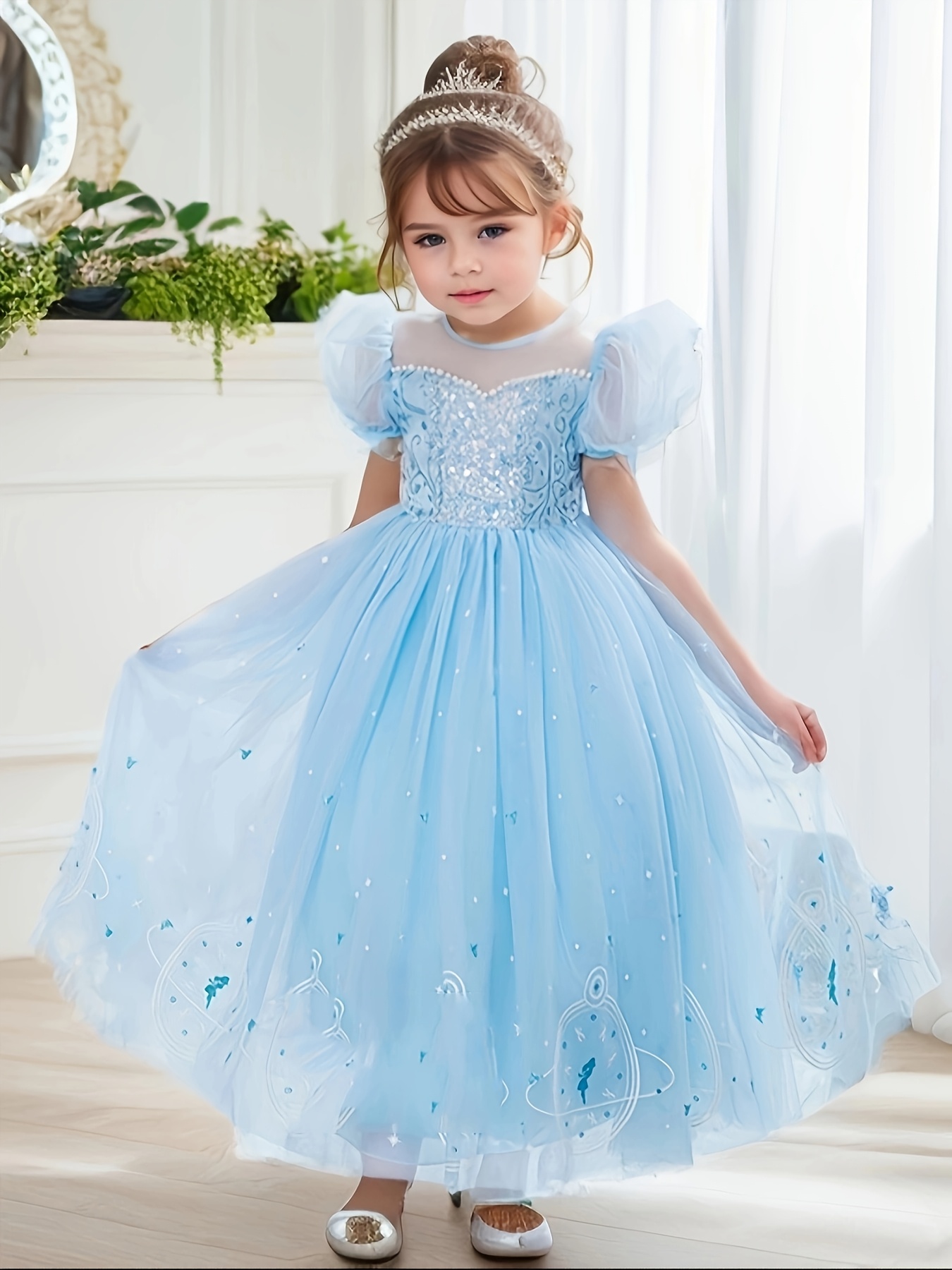 eden princess dresses eden blue tulle princess dress girls a birthday gift