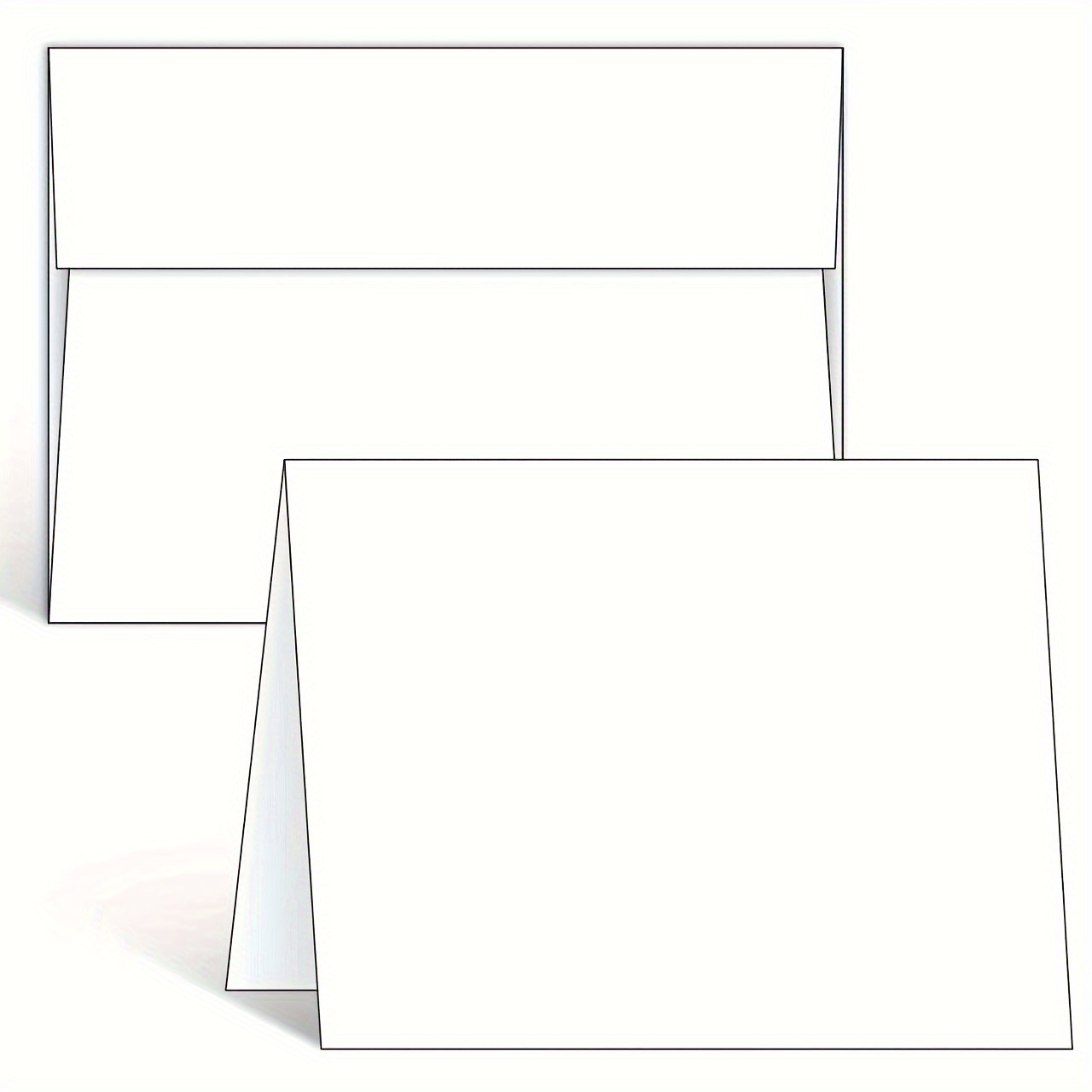 

[ ] Blank & Envelopes Set - 20/40/60/100pcs, /, 5x7 , Folding - A7 Envelopes For Christmas, Weddings, Birthdays, &