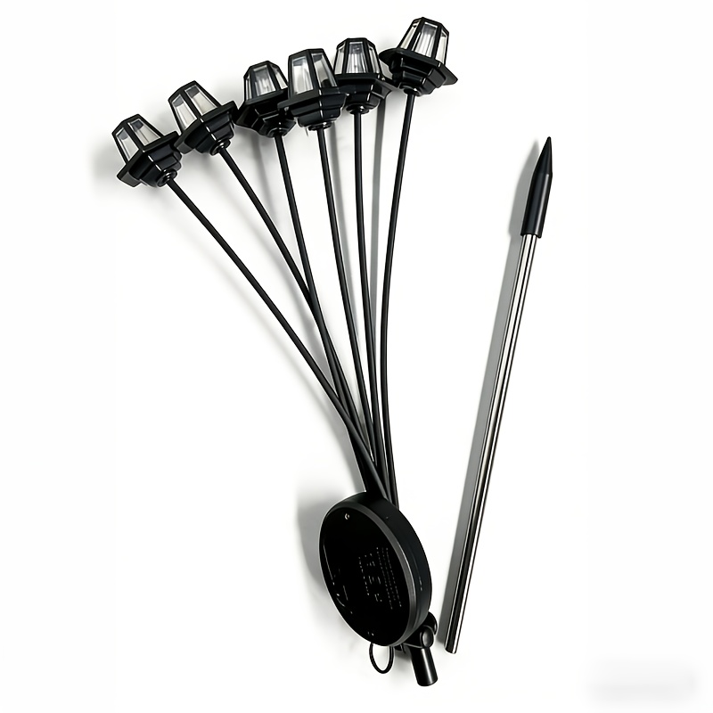 E-shop 1er-Pack Outdoor-Solar-Lichterkette, Terrassenschirm-Lichter, Gartenlaternen, Rasen-Landschaftsbeleuchtung, Solarladung, einfache Installation,