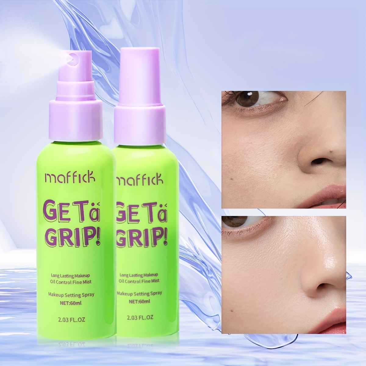 

Waterproof Makeup Setting Spray - Strong Concealer, Natural Finish, Oil-control & Sweat-proof