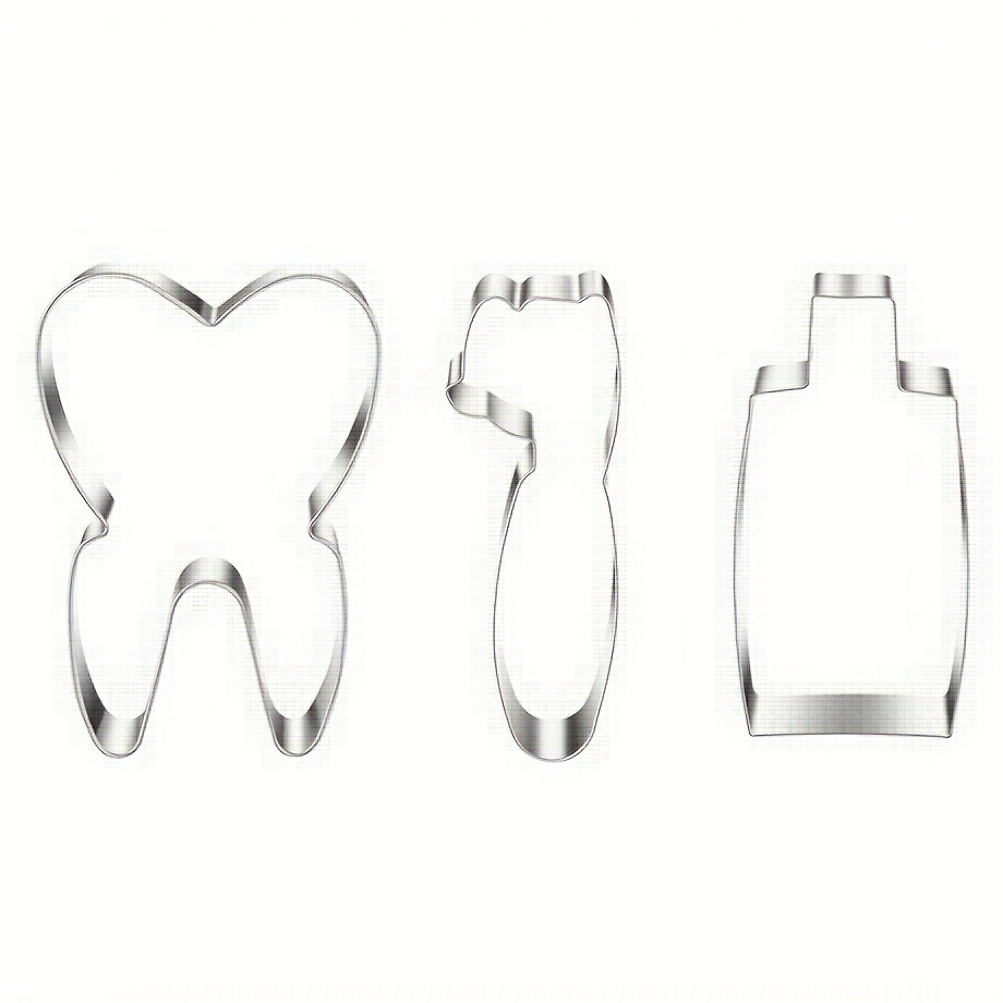 Toothpaste And Toothbrush-shaped Cookie Molds