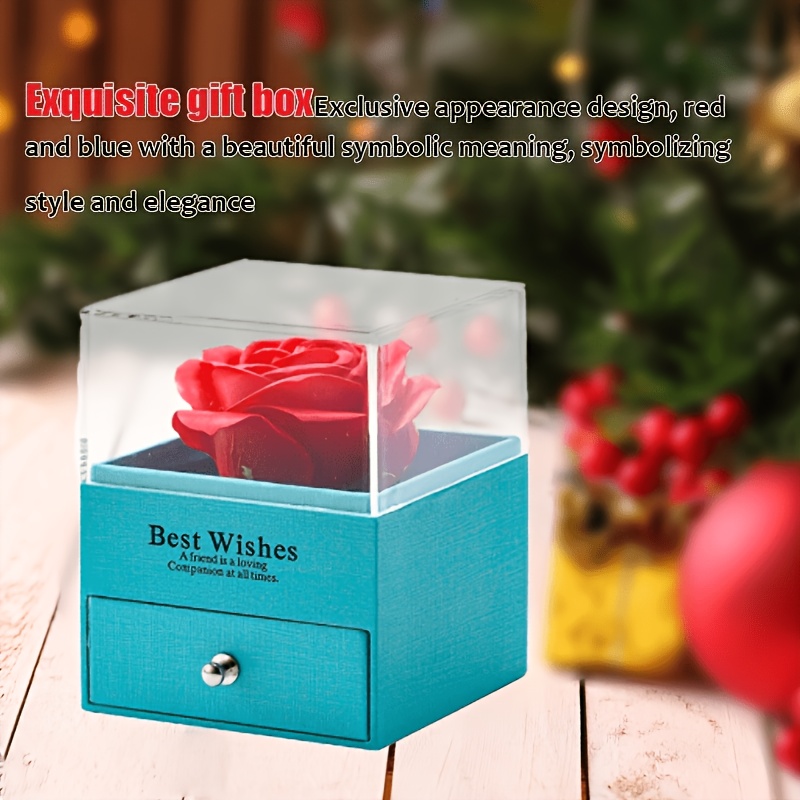 Luxurious Rose Gift Boxes Set, Elegant Packaging for Gifts