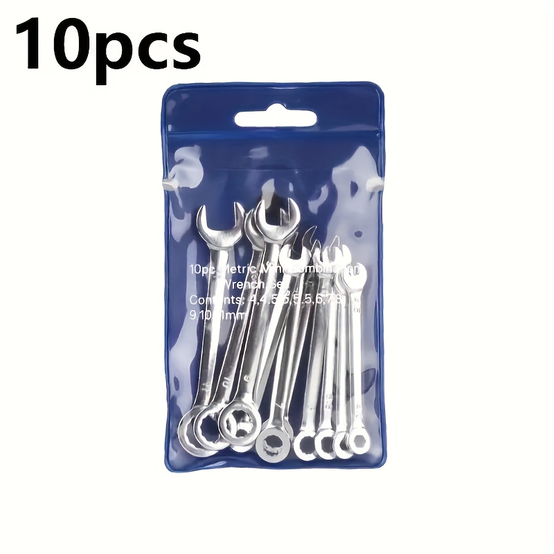 TEMU 10pcs Set - Steel, - Sae & For , Tool Kit