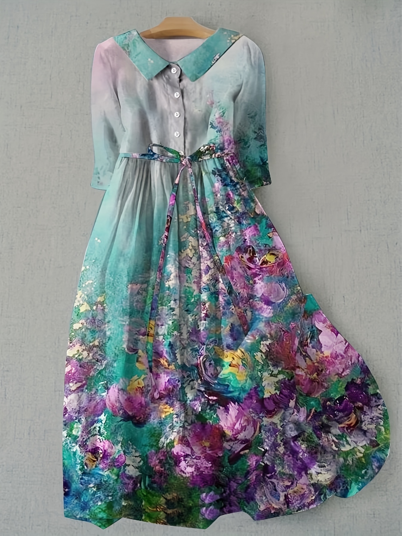 denim mini dress buttons Button Vrg Grl Iris Bias COLOR:CORDOBA Layette or style with trainers