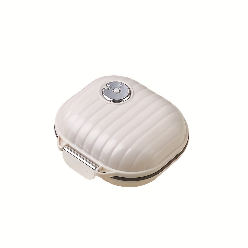 Image of 1 Portable Pill Container For Travel, Featuring Compartments For Organized Storage Of Medication.