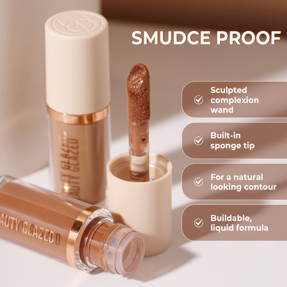 contour stick blush stick highlighter stick bronzer stick cream contour kit for a flawless look contour stick makeup non greasy waterproof long lasting fair medium Product details 6