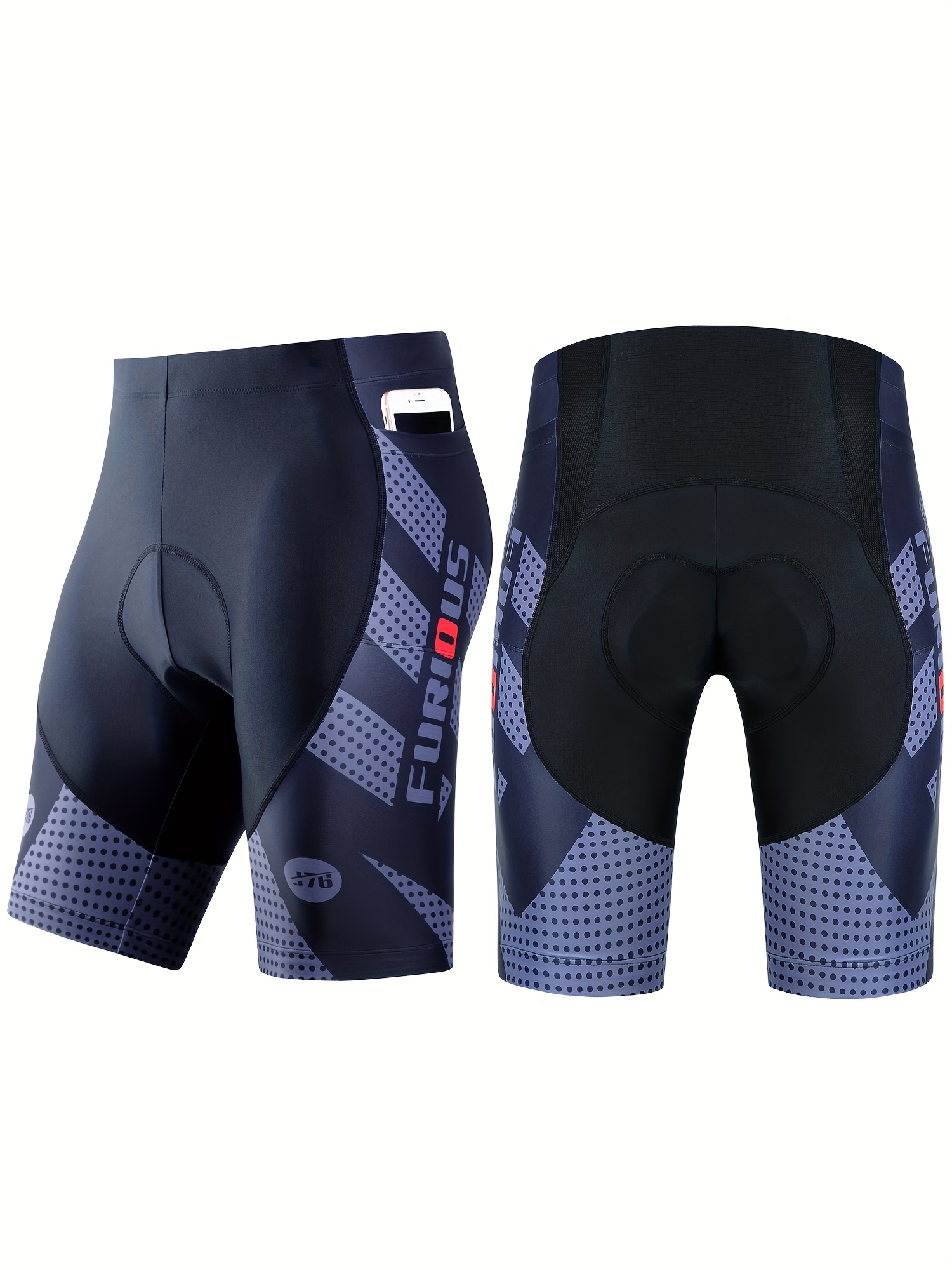 mens high   cycling shorts with pockets   shorts breathable summer mountain shorts hand washable for commuting touring and outdoor riding fit