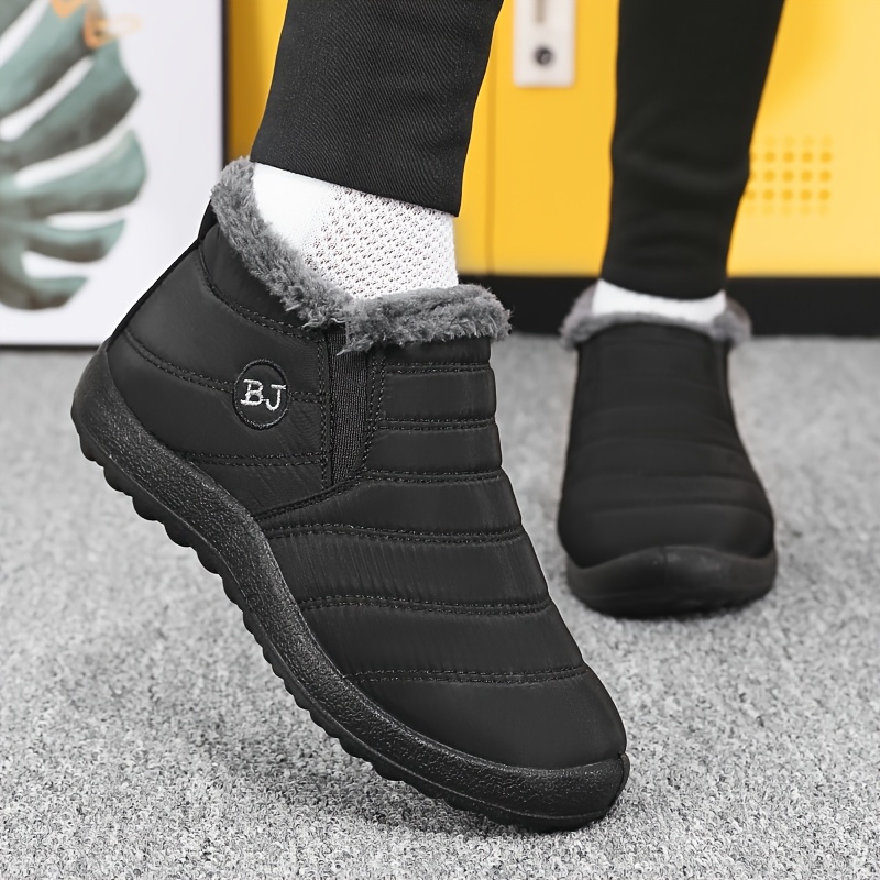Men and Women Warm Plush Lined Winter Boots for Daily Wear