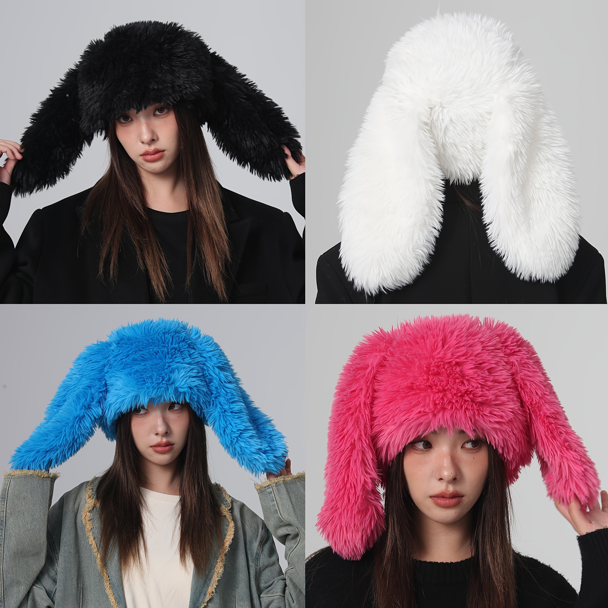 bunny beanie sold on Temu United States