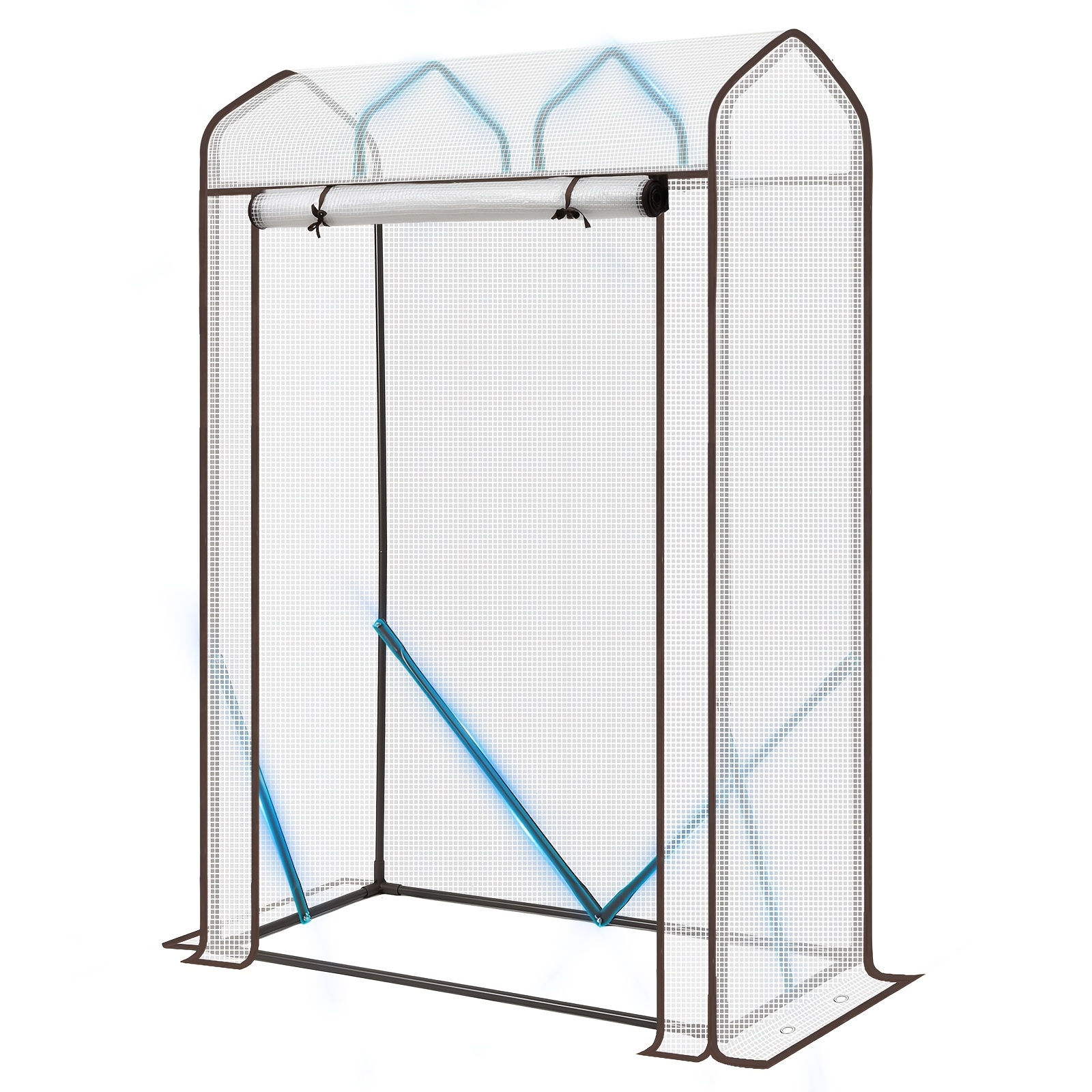 Image of Small Tomato Greenhouse 150x100x50cm, Durable Film Material, , Suitable For Growing Tomatoes, Vegetables And Small Plants, Suitable For Balcony, Garden Use