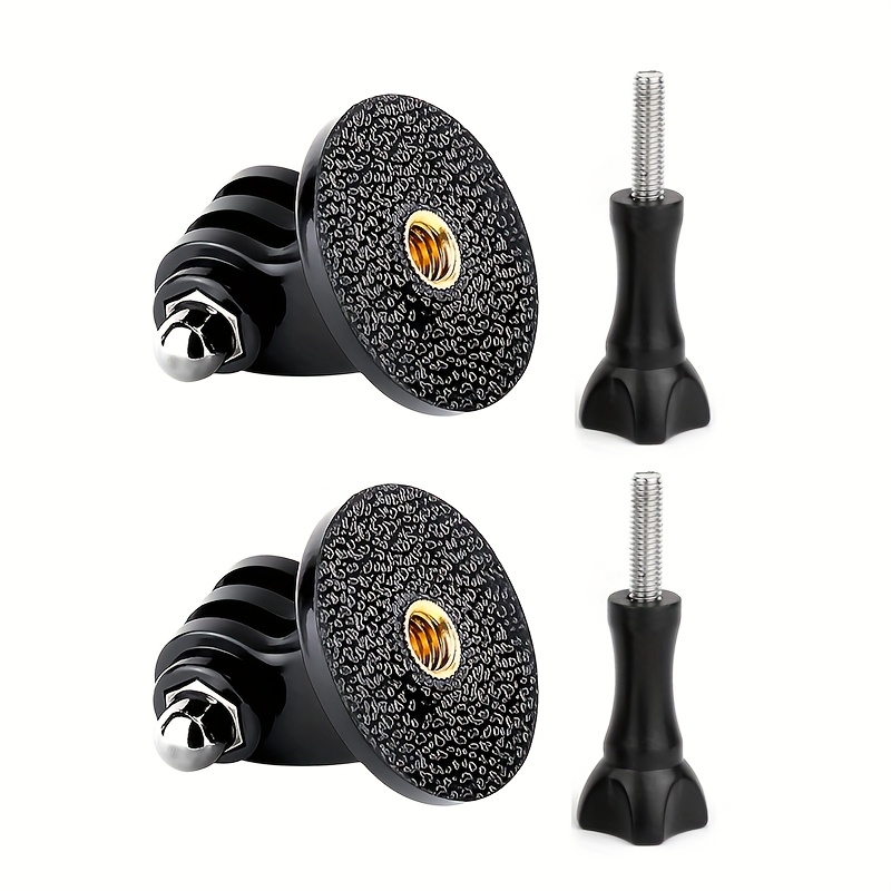 TEMU 4pcs Universal Tripod Mount Adapter Screw Kit For Action Cameras, Sports Cameras & Compact Digital Camcorders