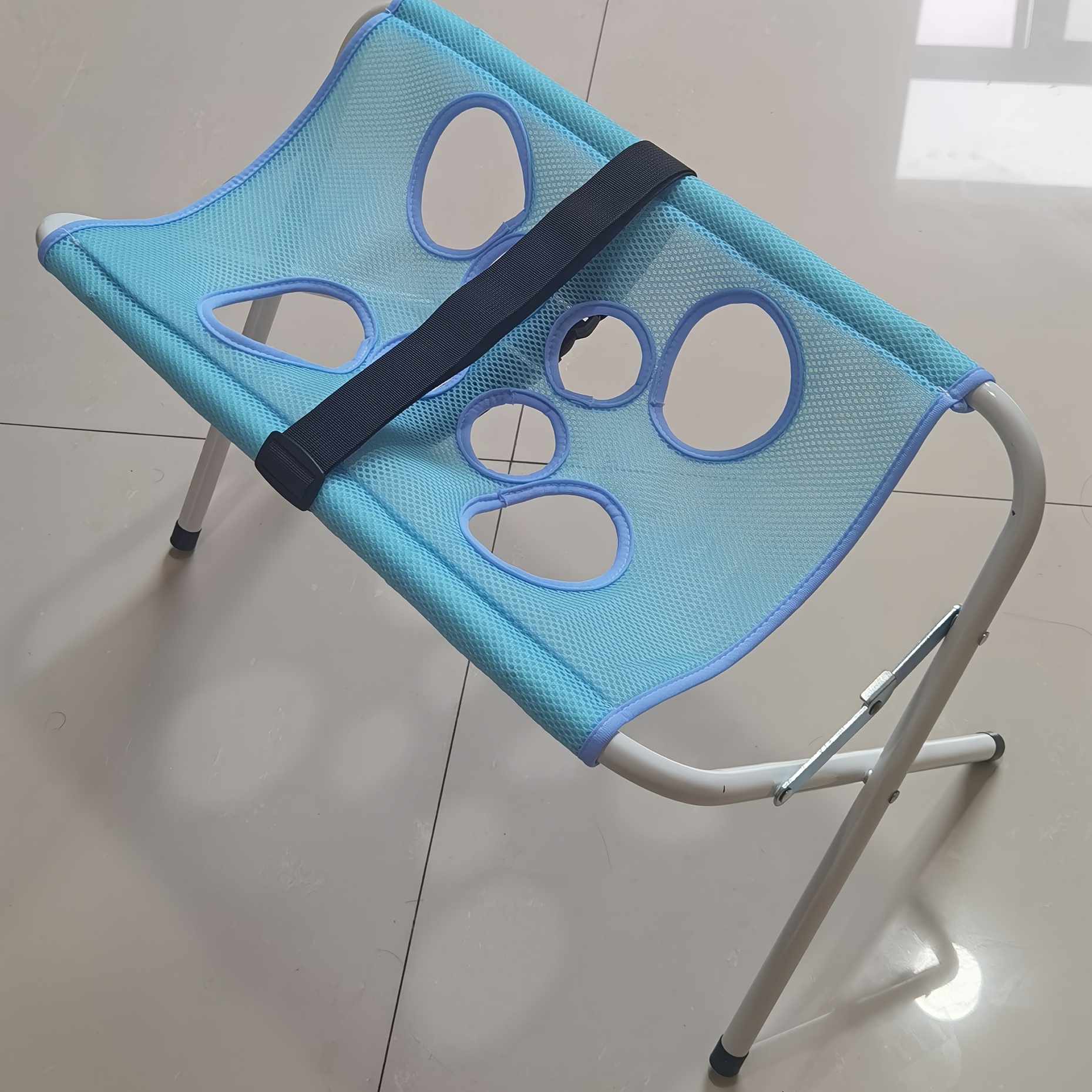 TEMU Mesh Pet Bathtub, Foldable Cat And Dog Grooming And Nail Clipping Stand With Safety Straps, Portable Pet Cleaning Aid