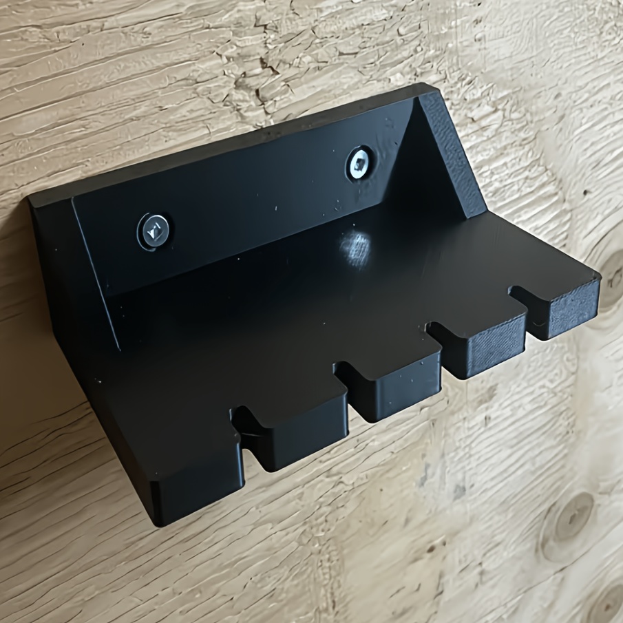 TEMU 1pc , Wall-mounted Clamp, Essential For Decoration, Workshop/garage/ Organisation Tool, Storage Rack, Space-saving, Without Screws
