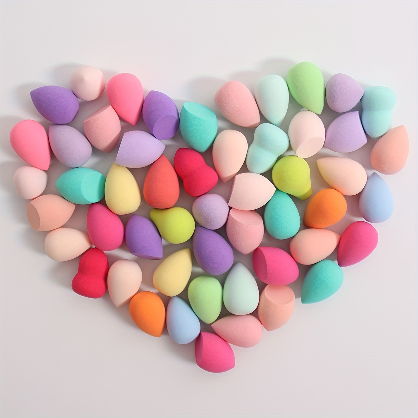 Mini Beauty Blender Sponges Assorted Colors Shapes Multi details 5