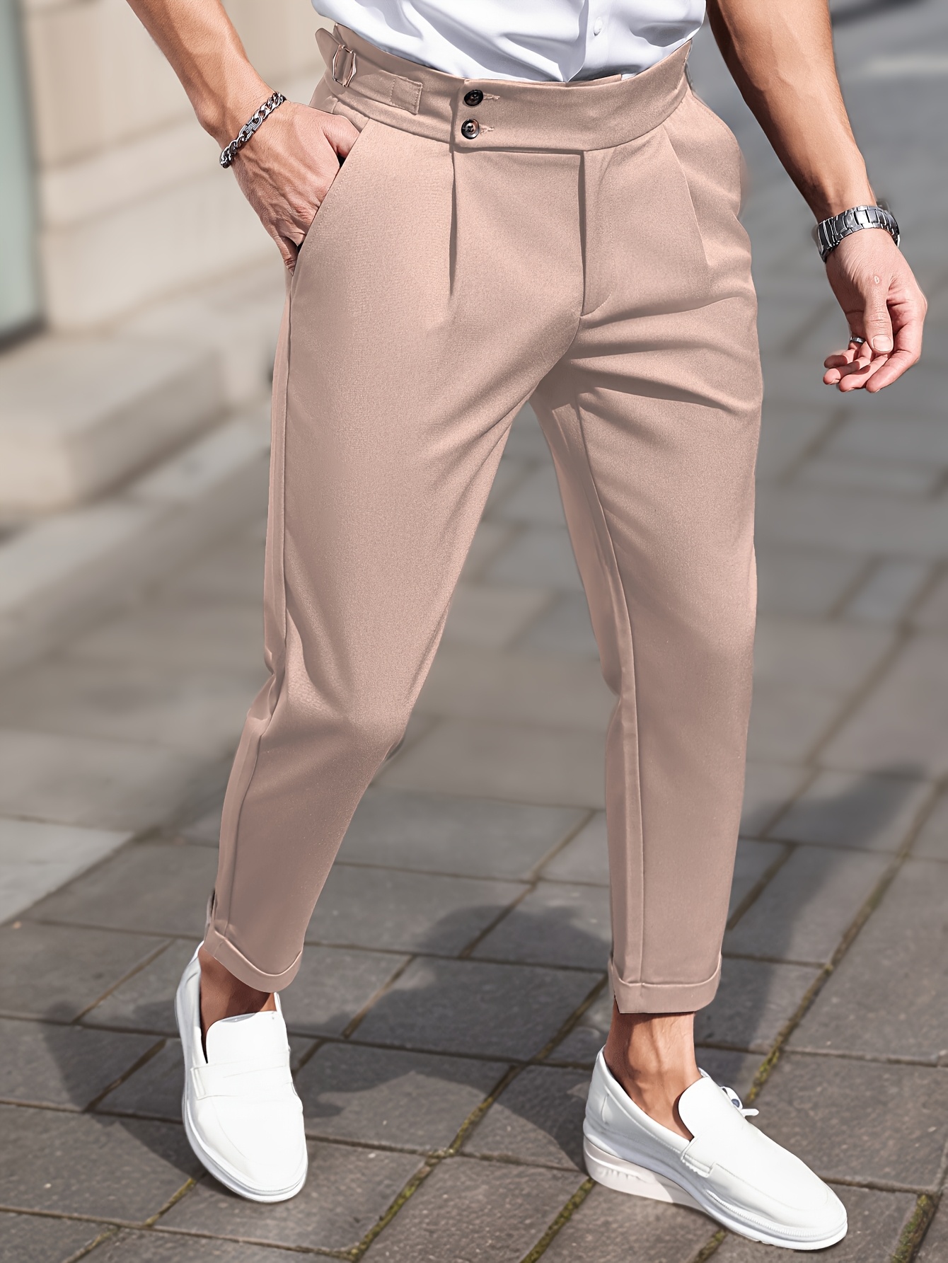 slim fit dress slacks Kenneth Cole Reaction Men's Slim Fit Solid Performance Dress Pant main image 1
