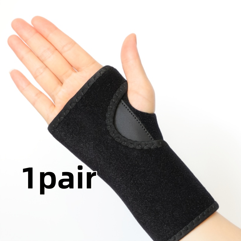2-pack Adjustable Wrist Support Braces With Splint, 11.8 Inch Breathable Carpal Tunnel Wrist