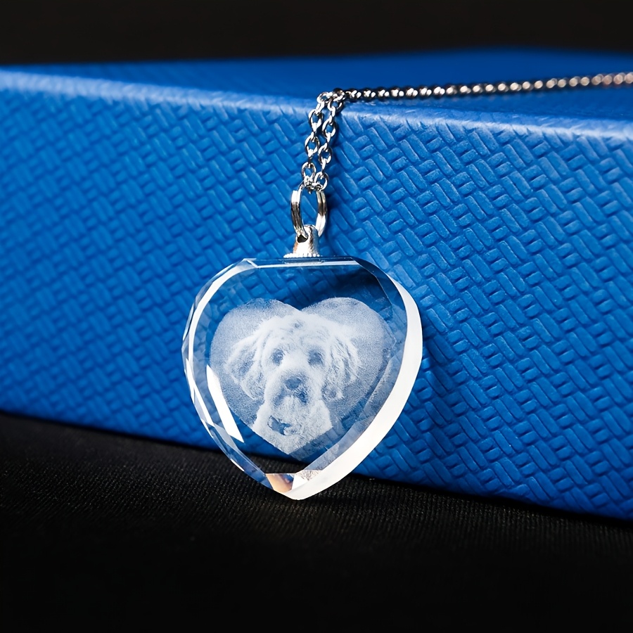 Surprise Custom Photo Necklace — Heart Shape Commemorative Gift