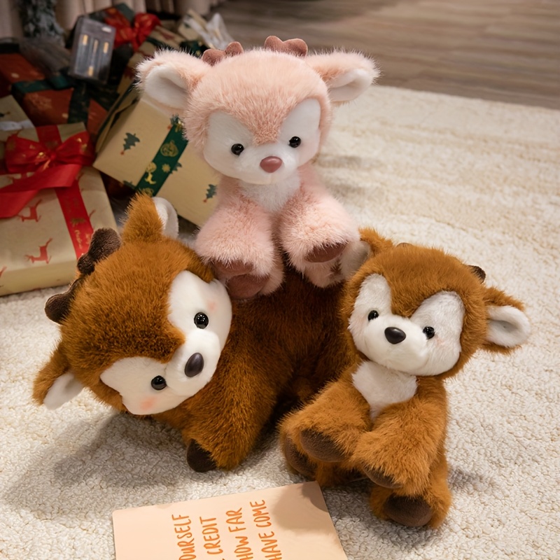 LICHENGTAI Sikahirsch Plüschtier – Weiches Kuscheltier In 30, 40, 50 Oder 60 Cm, Perfekt Als Geschenk Für Kinder