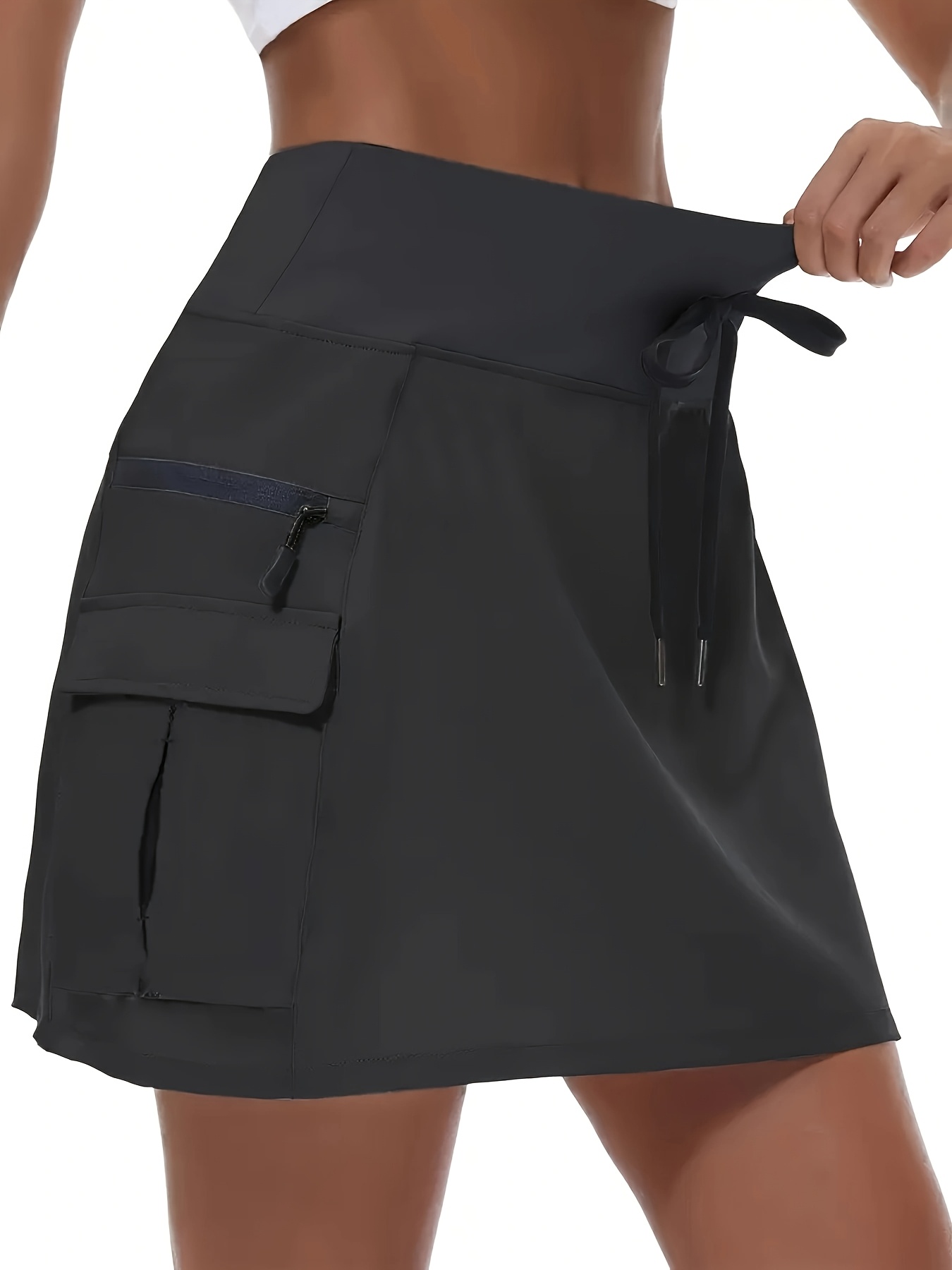 high waisted womens pants with zipper closure multiple pockets breathable quick dry shorts suitable for and workouts wl91