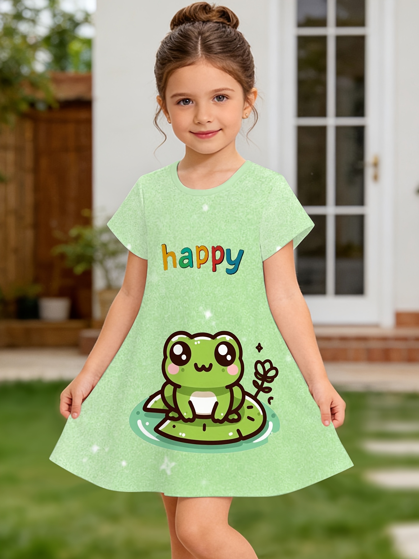 frog dress girl sold on Temu Canada