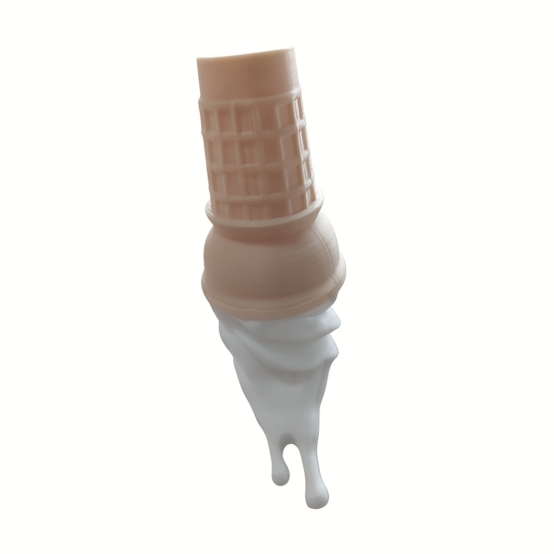 TEMU Crochet 3D de glace fondue. Cette décoration de crochet amusante et colorée de glace fondue utilisée à n'importe quelle fin, ajoutant à votre