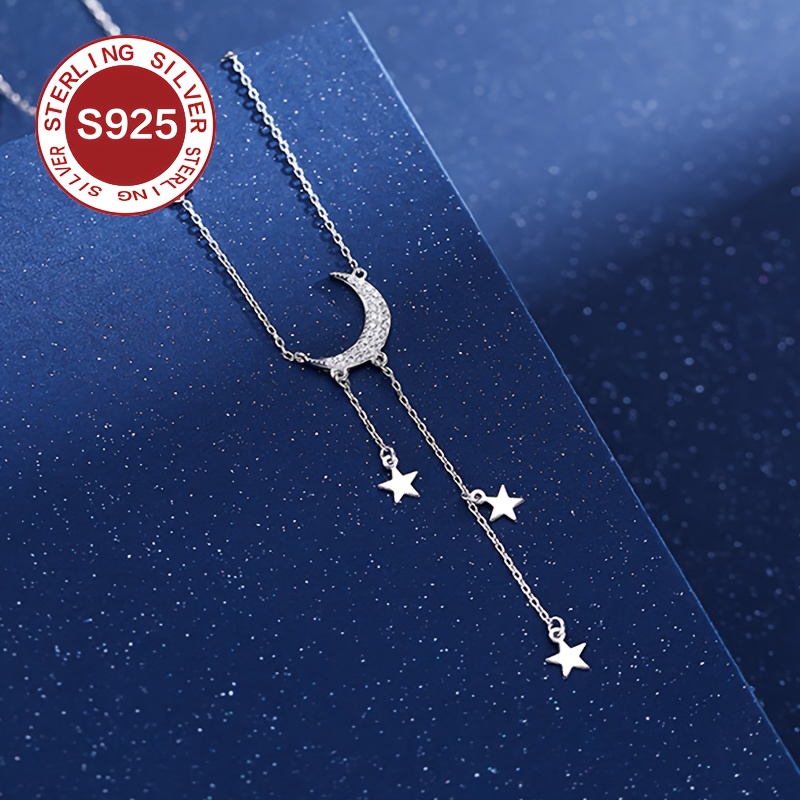 

925 Hypoallergenic Tassel Pendant For Women, A Light Luxury And Unique Design Sense, A Clavicle Suitable For Valentine's Day And Mother's Day Gifts, Anti-oxidation Storage Box Packaging, 2.2g