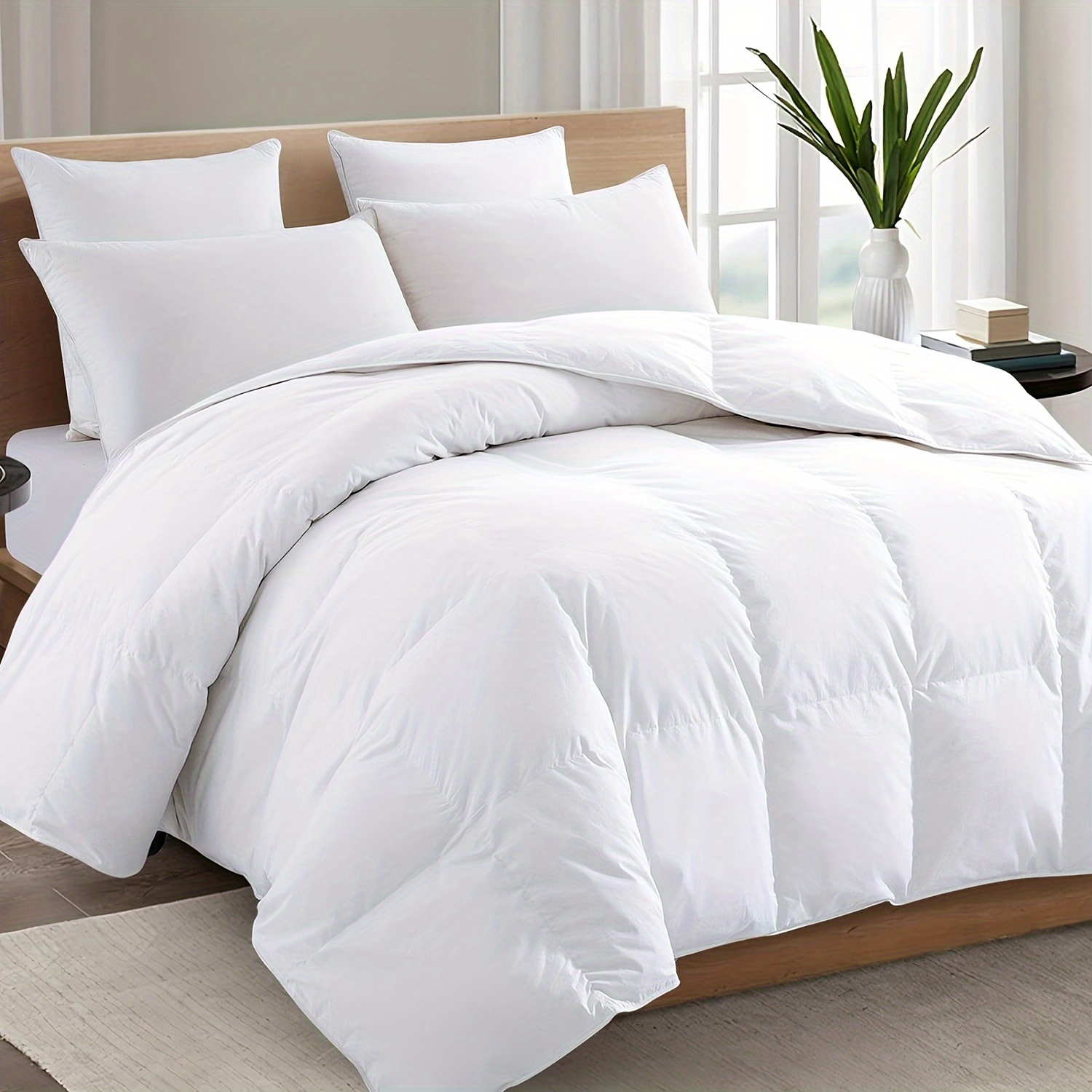 Bedding Polyester Comforter Duvet Insert Quilted Comforter Temu