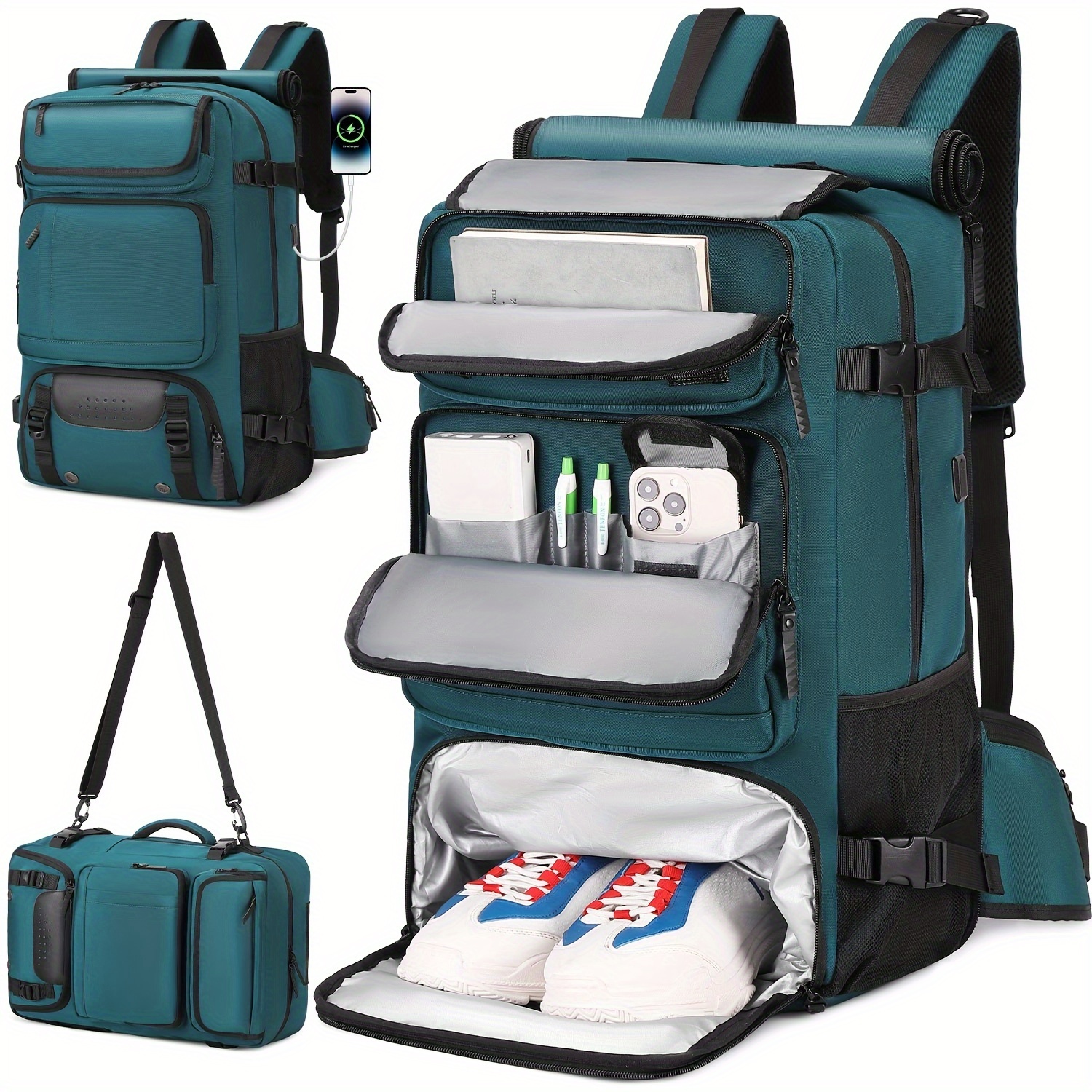 

1pc Laptop Compartment For , , And Camping