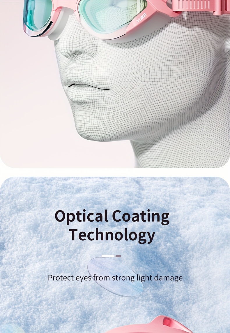 High-Definition Professional Swimming Goggles for Women, Waterproof And Anti-Fog, with a Plated Film, Suitable for Adult Training And Swimming Gear