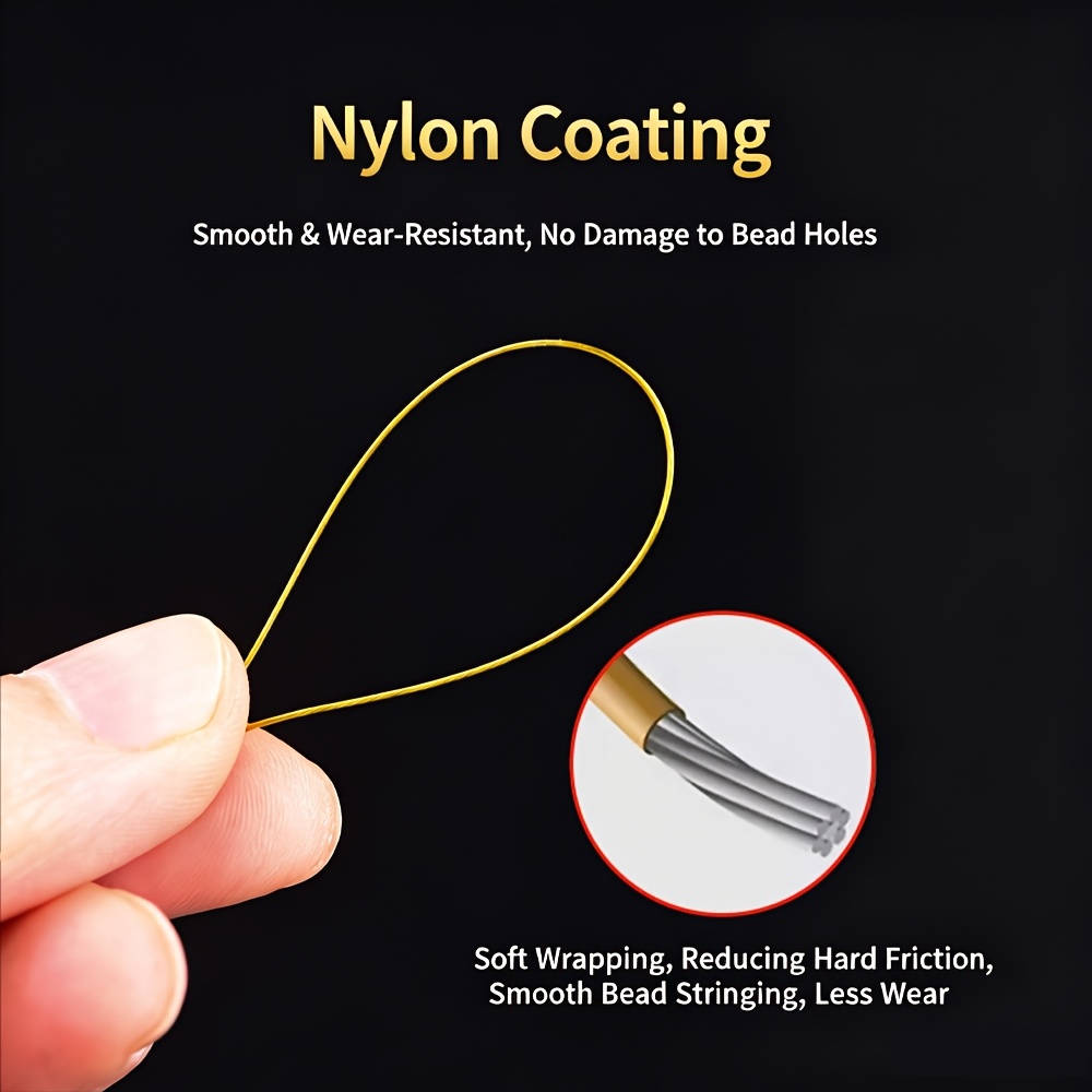 KMEOSCH Stainless Steel Beading Wire for Jewelry Making