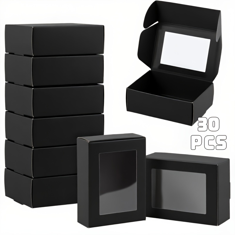 E-shop Geschenk für Sie/Ihn 30 Geschenkboxen und Kleiderboxen, mehrfarbige Geschenkboxen mit Fenster, erhältlich in verschiedenen Farbkombinationen