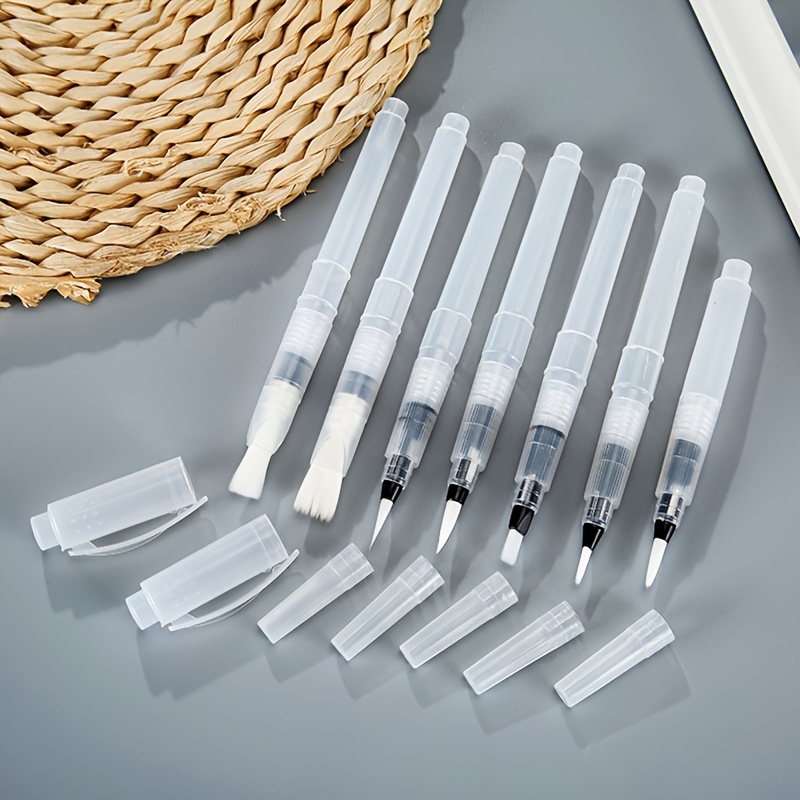 7pcs watercolor brush pens refillable watercolor brush pens   brushes for watercolor painting