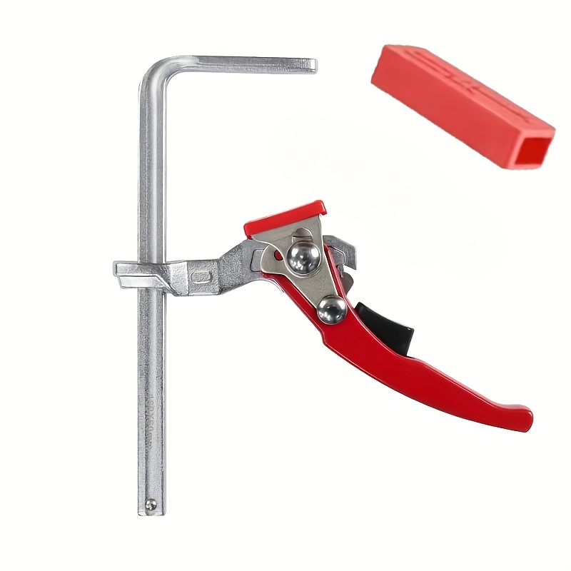 Quick-release Ratchet Clamp For Guide Rails, Ideal For Woodworking And Metalworking, With A Load Capacity Limit
