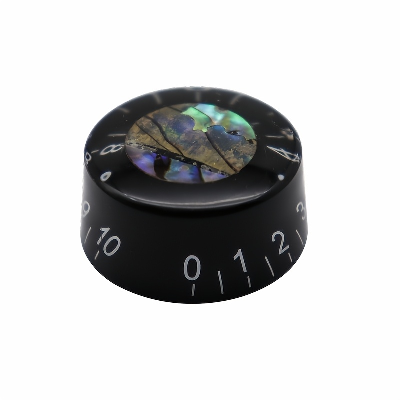 [High-Quality Guitar Knobs] 4pcs High-Quality Black Acrylic Electric Guitar Knobs | Durable Volume & Tone Controls for Les Paul and Bass Guitars