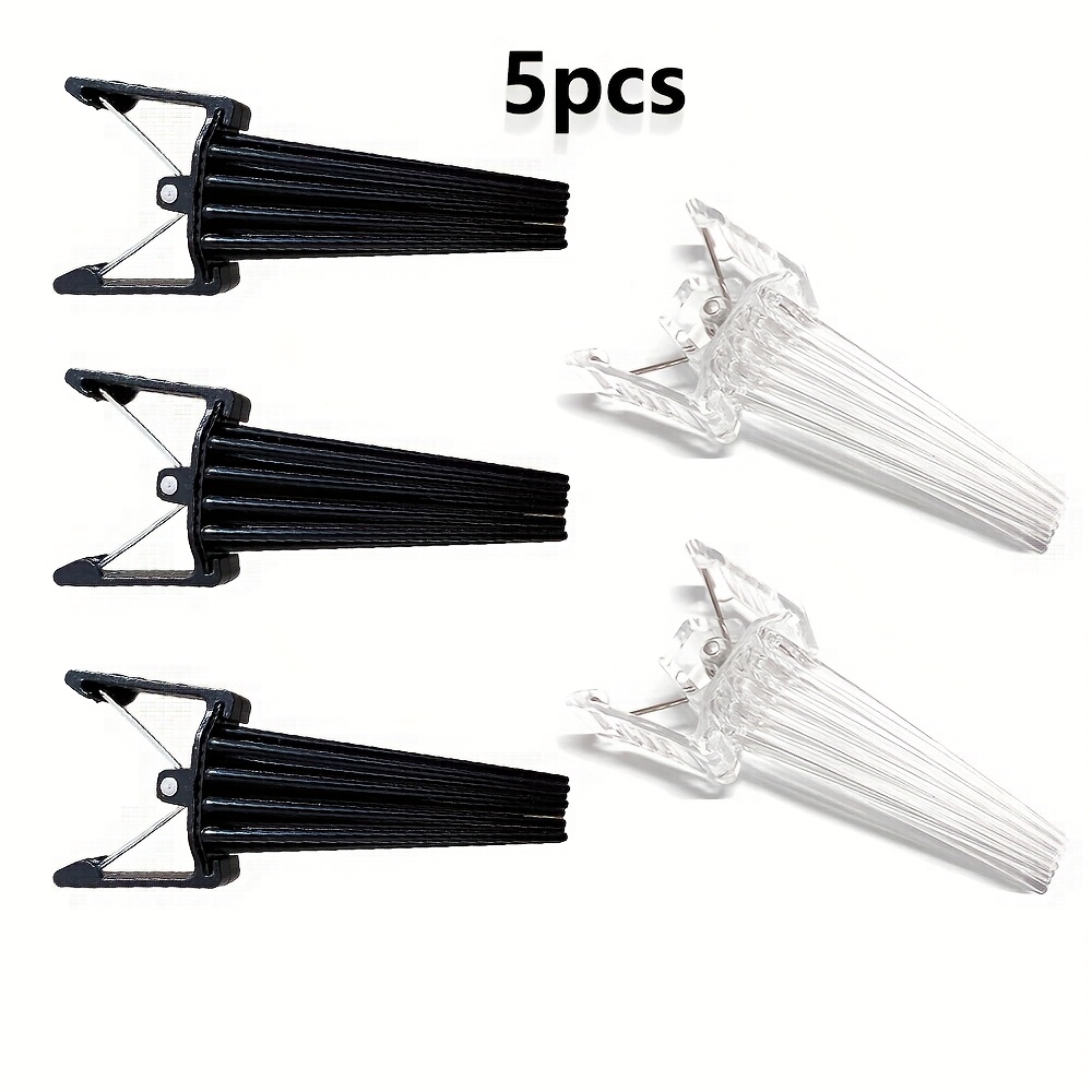 E-shop 5-teiliges Set Neue Hitzefreie Haarvolumen-Clips, Spurenfreie Haarstyling-Clips, Modische Haardesign-Werkzeuge für Frauen, Haarvolumen-Clips,