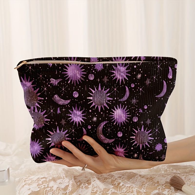 

Cosmetic Bag And – Polyester, Zippered Makeup Lining, Non-, Mixed Pattern, Multifunctional Organizer For Toiletries And